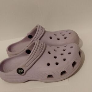 Crocs Children's Lavender Lilac Light Purple Big Kid C12